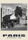 Au Lapin Agile, Paris, 1965 heritage photograph