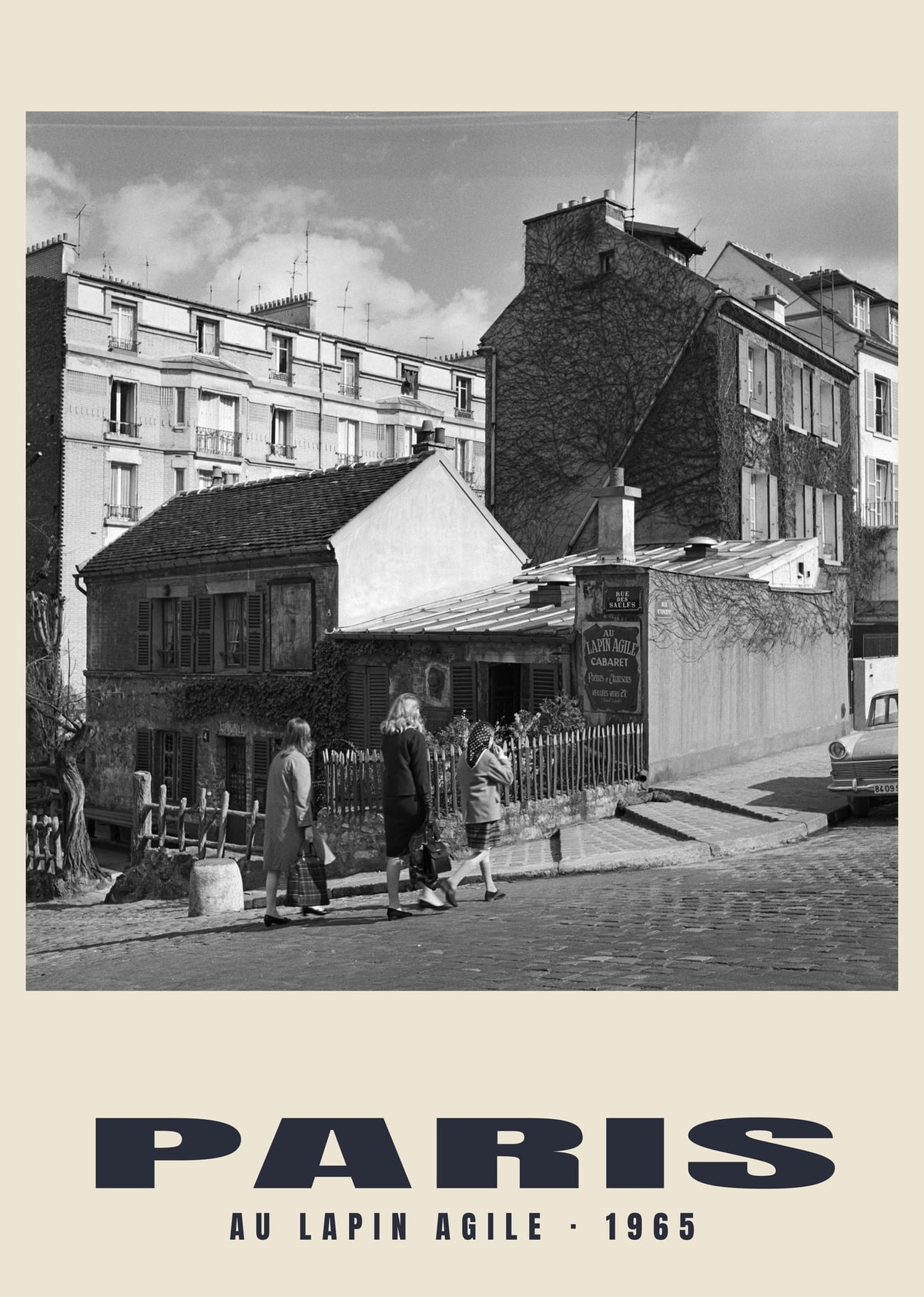 Au Lapin Agile, Paris, 1965 heritage photograph