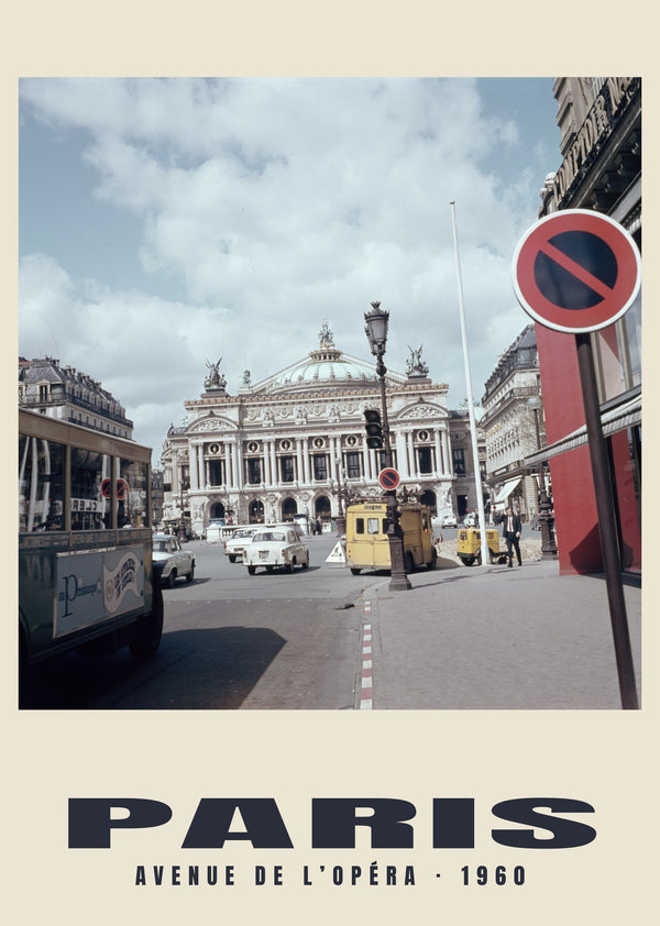 Avenue de l’Opéra, Paris — 1960 · Historic photograph print
