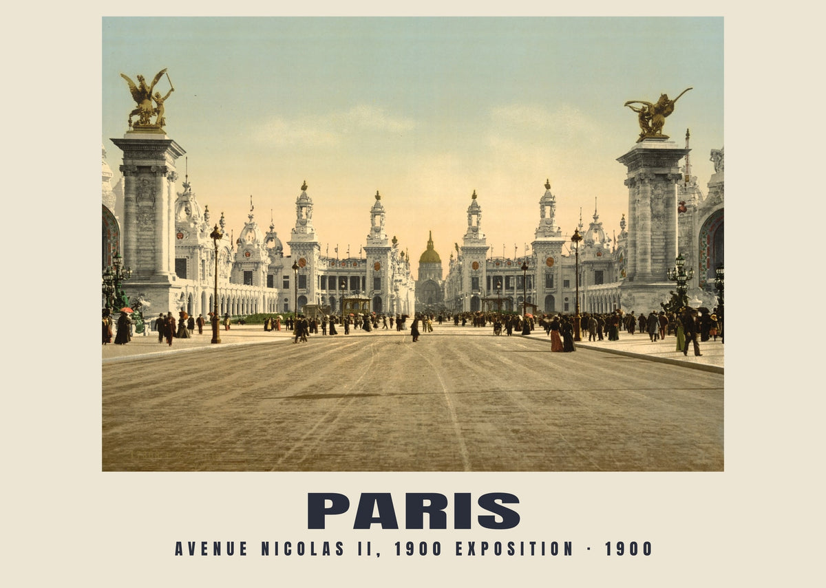 Avenue Nicolas II, Exposition 1900, Paris, 1900