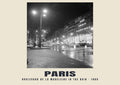Boulevard de la Madeleine in the Rain, Paris, 1965 heritage photograph