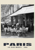 Les Deux Magots, Paris, 1965 — Historic photograph print