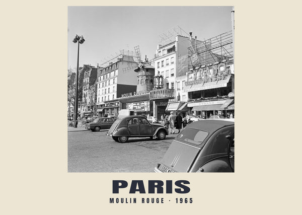 Moulin Rouge, Paris — 1965 · Historic photograph print