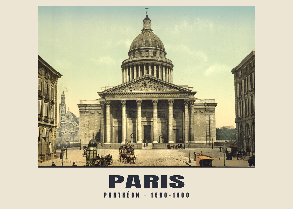 Panthéon, Paris, 1890–1900 heritage photograph