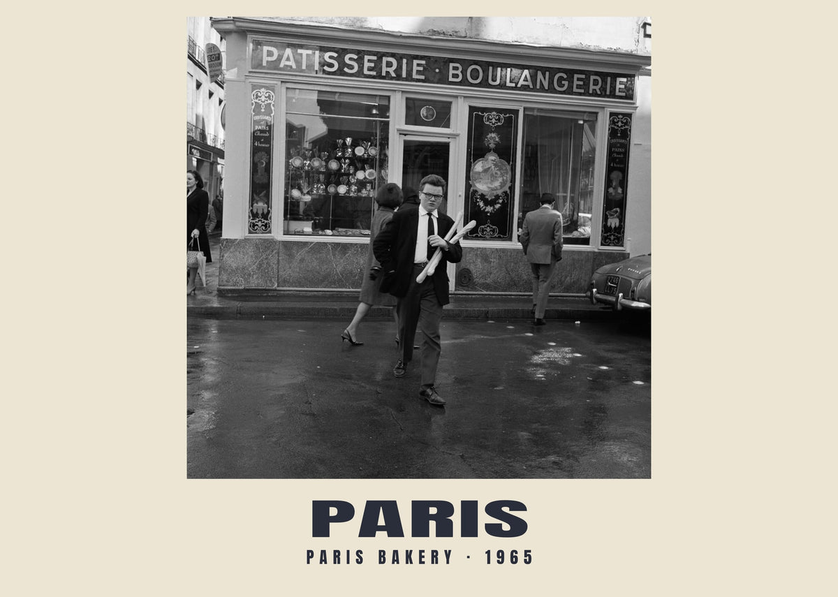 Paris Bakery, 1965 heritage photograph