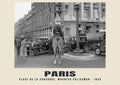 Place de la Concorde, Mounted Policeman, Paris, 1935 heritage photograph
