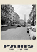 Place Vendôme, Paris, 1965 — Historic photograph print