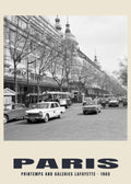 Printemps and Galeries Lafayette, Paris, 1965 heritage photograph