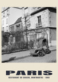 Restaurant du Coucou, Montmartre, Paris, 1965 — Historic photograph print