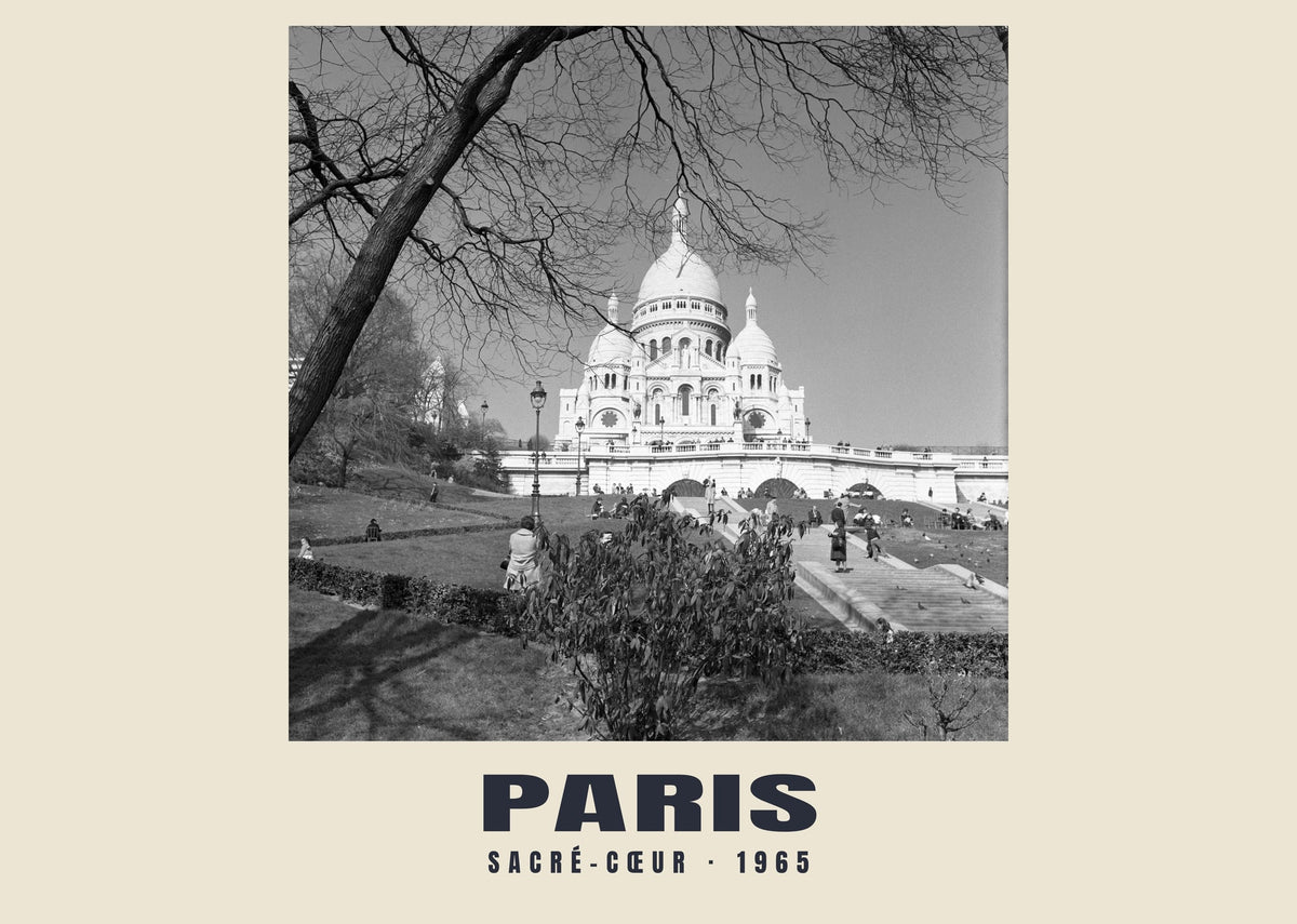 Sacré-Cœur, Paris, 1965 heritage photograph