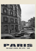 Van Gogh’s House, Rue Lepic, Paris, 1965 heritage photograph