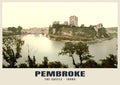 The Castle, Pembroke, 1890s heritage photograph