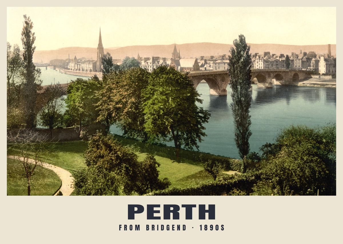 From Bridgend, Perth, 1890s heritage photograph