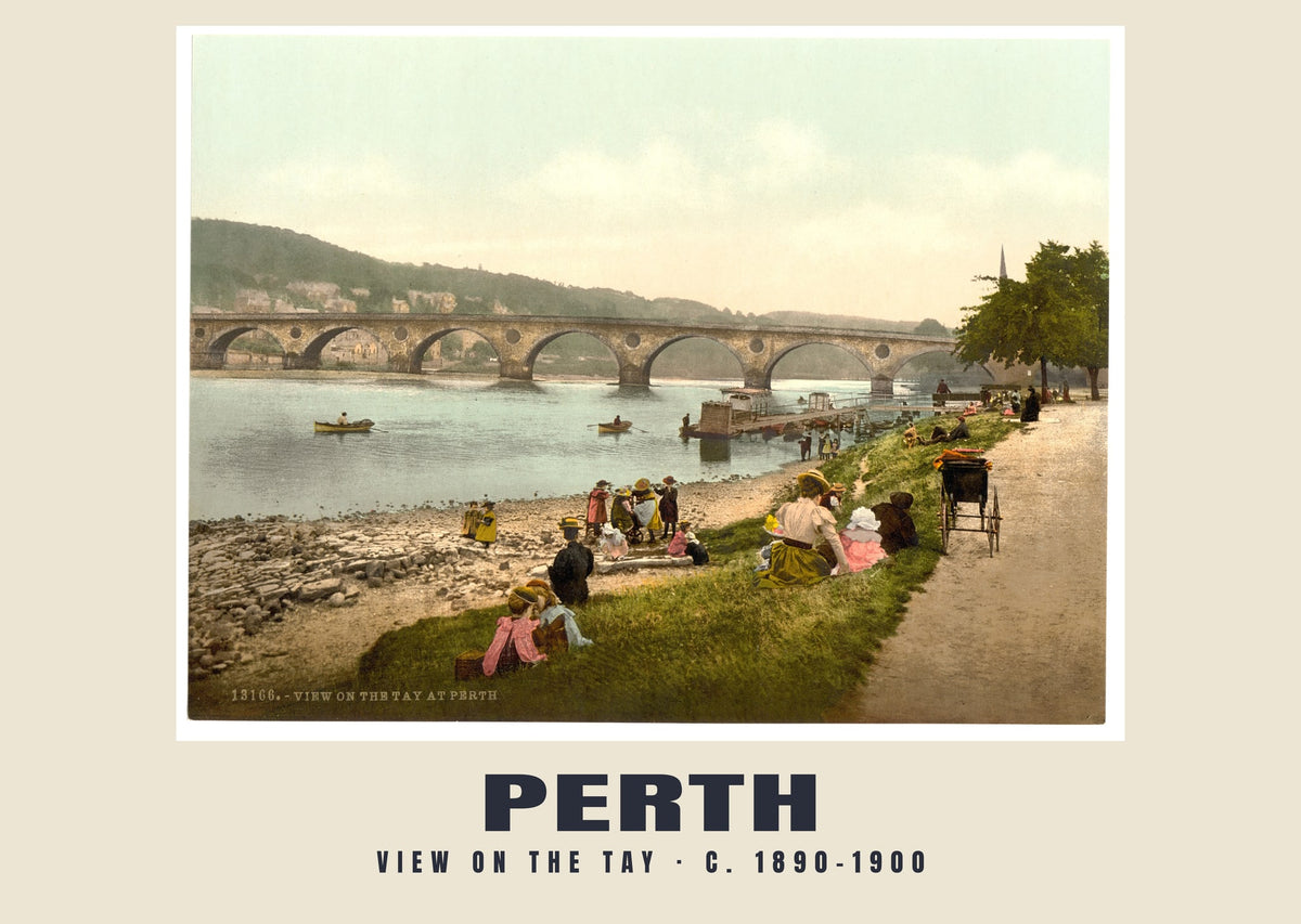 View on the Tay, Perth, c. 1890–1900 heritage photograph
