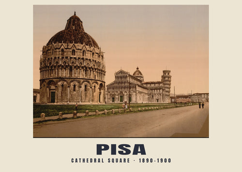 Cathedral Square, Pisa, 1890–1900 heritage photograph
