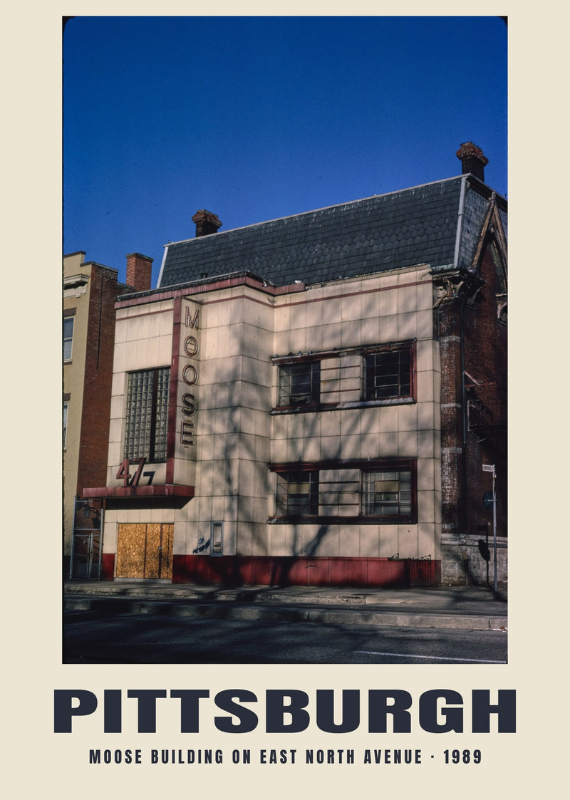 Moose Building on East North Avenue, Pittsburgh — 1989