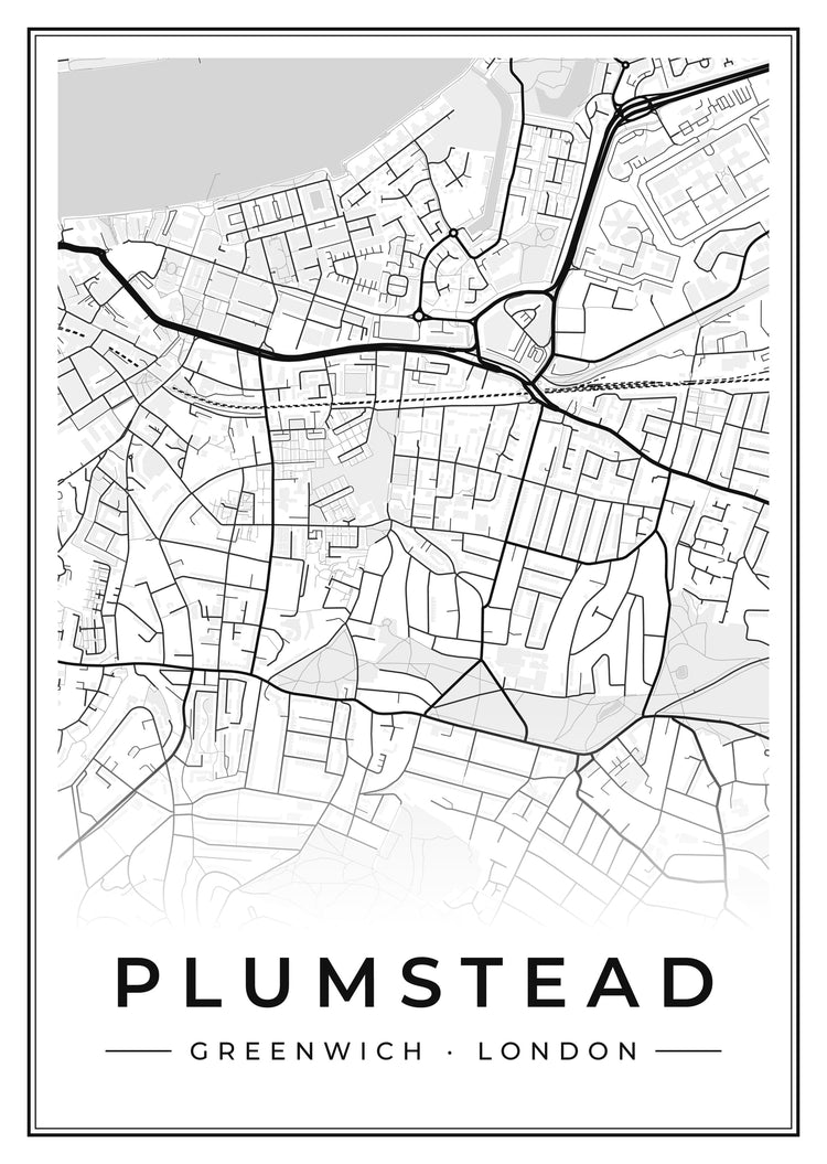 Plumstead Street Map Poster