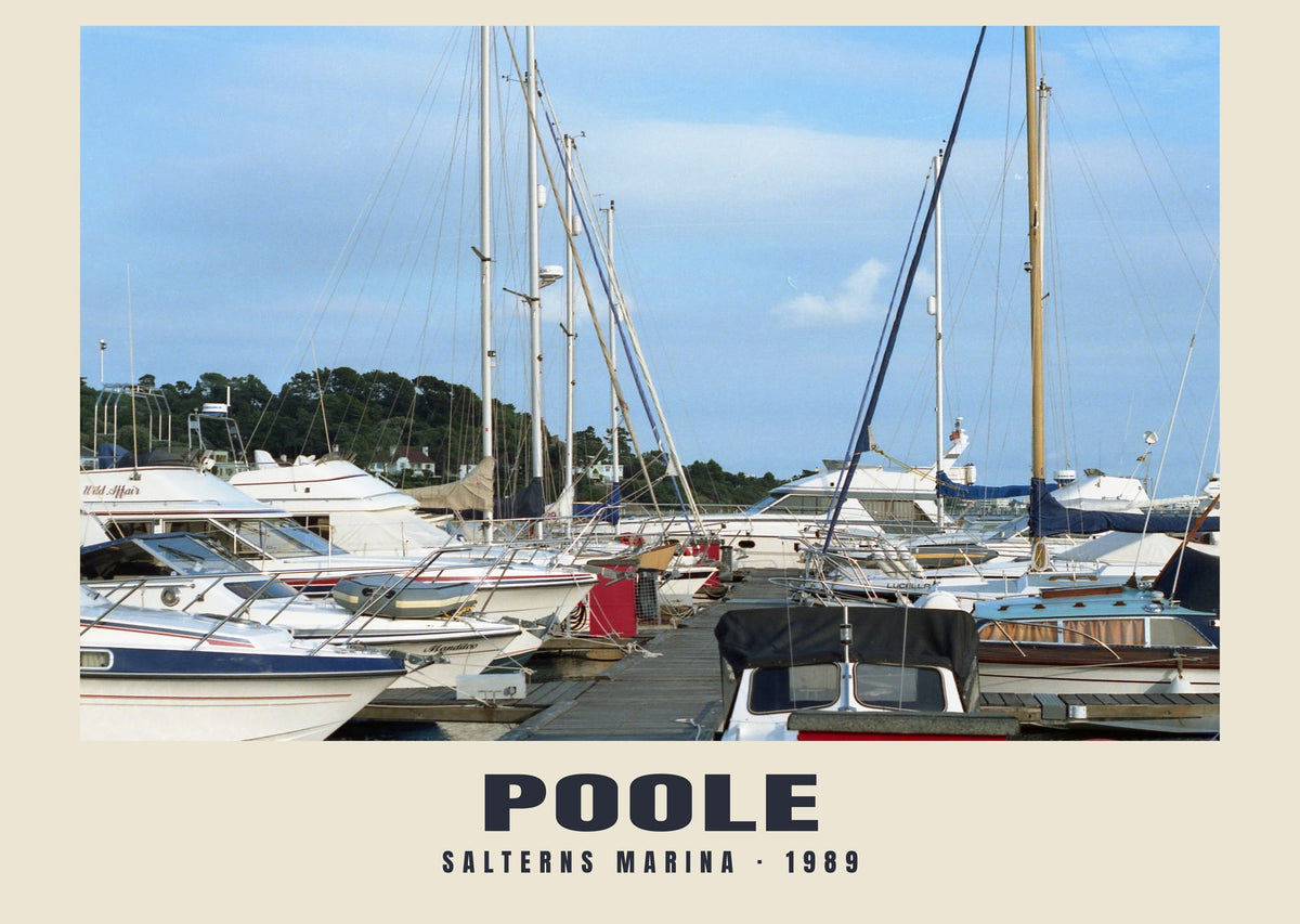 Salterns Marina, Poole, 1989 heritage photograph