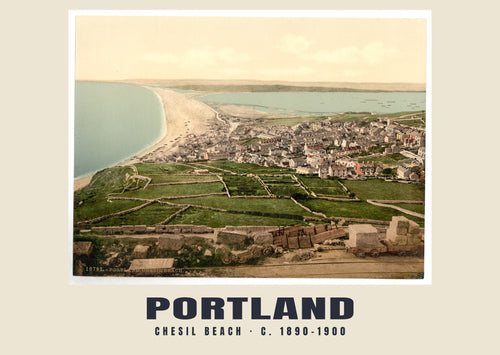 Chesil Beach, Portland, c. 1890–1900 heritage photograph