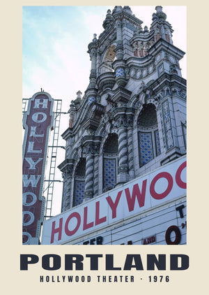 Hollywood Theater, Portland — 1976 · Historic photograph print
