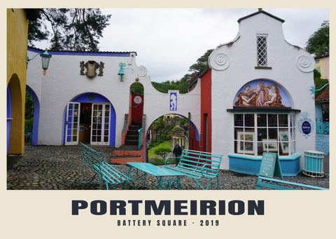 Battery Square, Portmeirion — 2019 · Photograph print