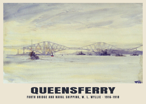 Forth Bridge and Naval Shipping, South Queensferry — 1916–1918