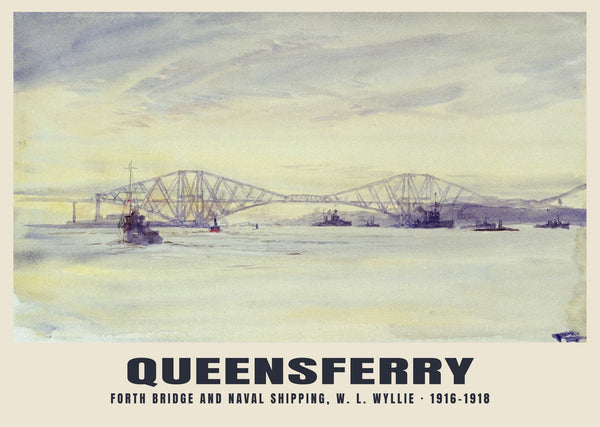 Forth Bridge and Naval Shipping, South Queensferry — 1916–1918