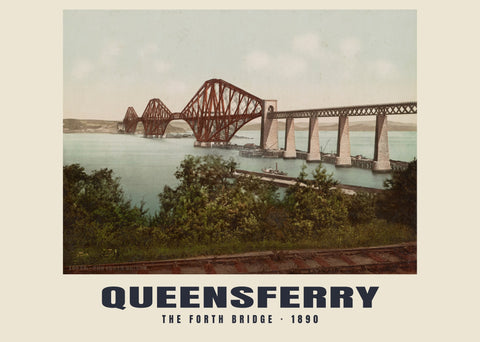 The Forth Bridge, South Queensferry — 1890