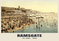 The Sands, Ramsgate, 1890s heritage photograph
