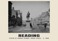 Statue of George Palmer, Broad Street, Reading, c. 1890 heritage photograph
