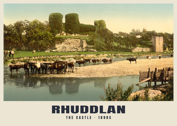 The Castle, Rhuddlan, c. 1890–1900 Heritage Print