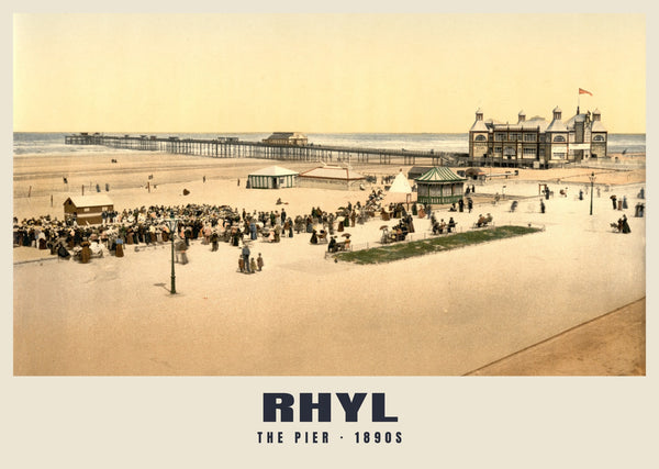 The Pier, Rhyl, c. 1890–1900 Heritage Print