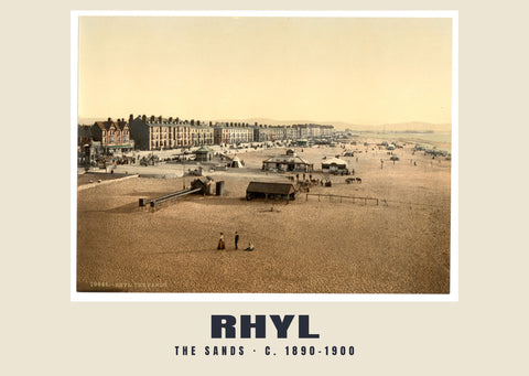 The sands, Rhyl, c. 1890–1900 Heritage Print