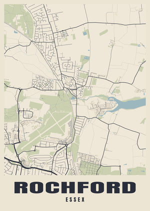 Rochford Street Map Poster