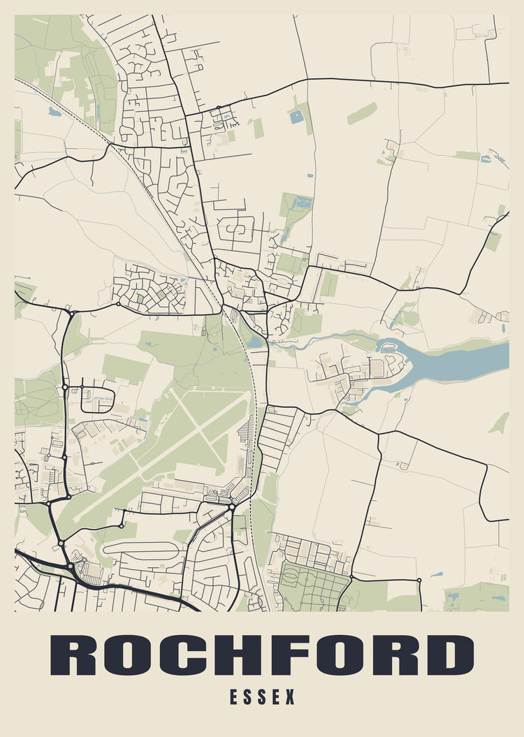 Rochford Street Map Poster