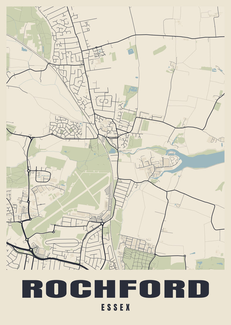 Rochford Street Map Poster