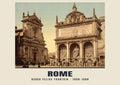 Acqua Felice Fountain, Rome, 1890–1900 heritage photograph