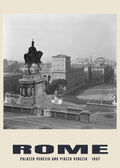 Palazzo Venezia and Piazza Venezia, Rome, 1937 heritage photograph