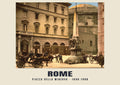 Piazza della Minerva, Rome, 1890–1900 heritage photograph