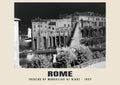 Theatre of Marcellus at Night, Rome, 1937 heritage photograph