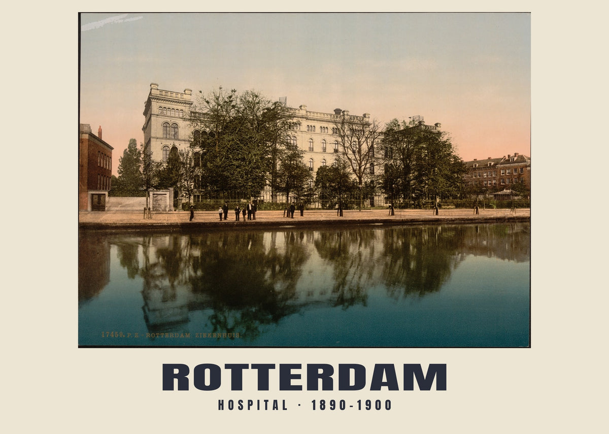 Hospital, Rotterdam, 1890–1900 heritage photograph