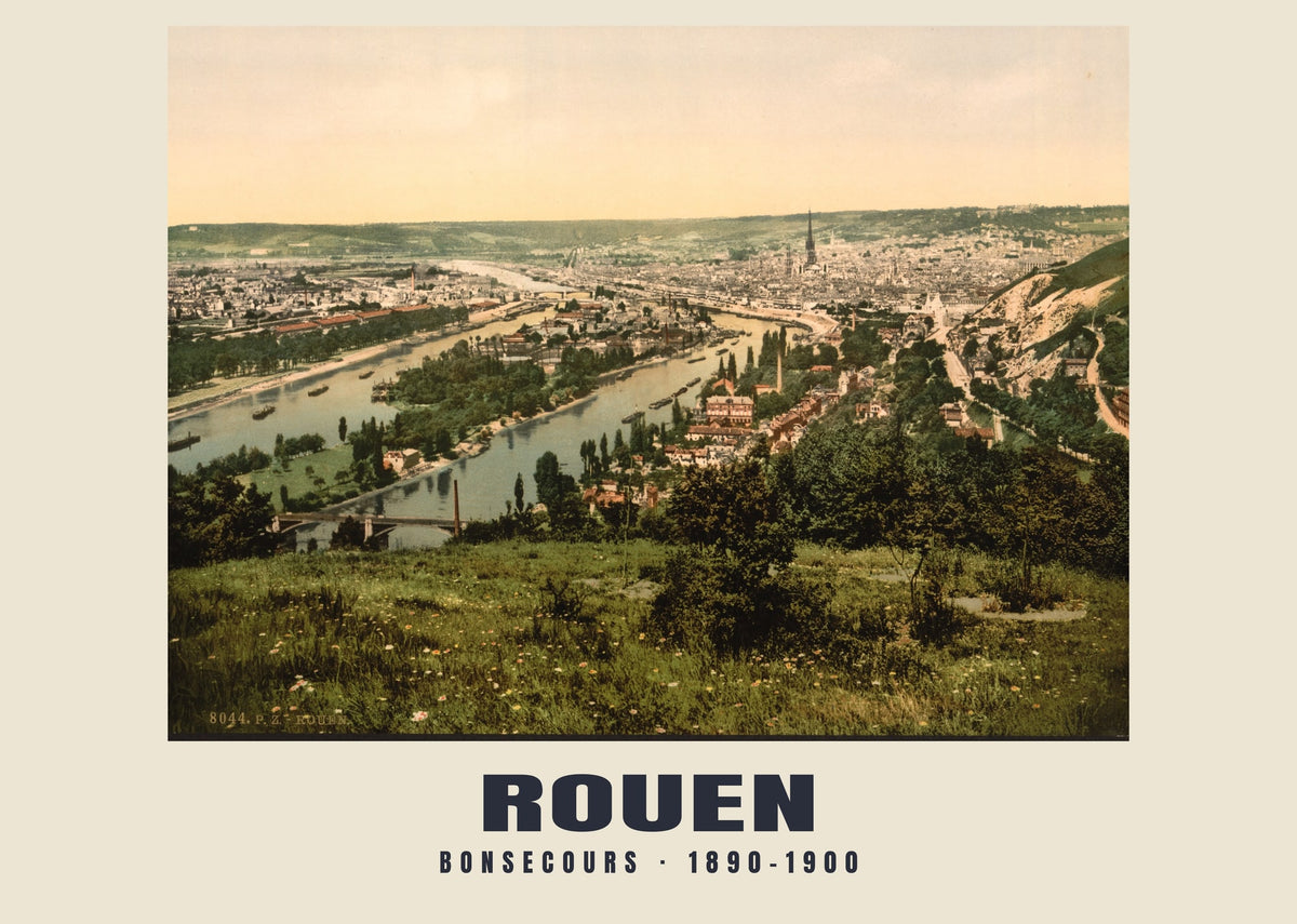 Bonsecours, Rouen, 1890–1900 heritage photograph