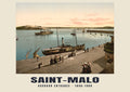Harbour Entrance, Saint-Malo, 1890–1900 heritage photograph