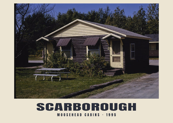 Moosehead Cabins, Scarborough, Maine — 1995 · Historic photograph print
