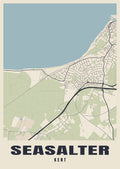 Street map poster of Seasalter, Kent