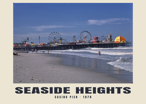 Casino Pier, Seaside Heights, New Jersey — 1978 · Historic photograph print