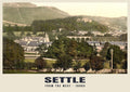 From the West, Settle, 1890s heritage photograph