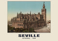 Cathedral, Seville, 1890 heritage photograph