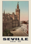 Giralda, Seville, 1890 heritage photograph