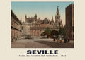 Plaza del Triunfo and Cathedral, Seville, 1890 heritage photograph